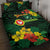 American Samoa Manu'atele Personalized Quilt Bed Set Manua Island Hibiscus Flowers