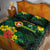 American Samoa Manu'atele Personalized Quilt Bed Set Manua Island Hibiscus Flowers
