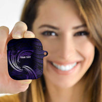 Manua Segaula American Samoa High School Personalized AirPods Case Polynesian Wave Style - Polynesian Pride