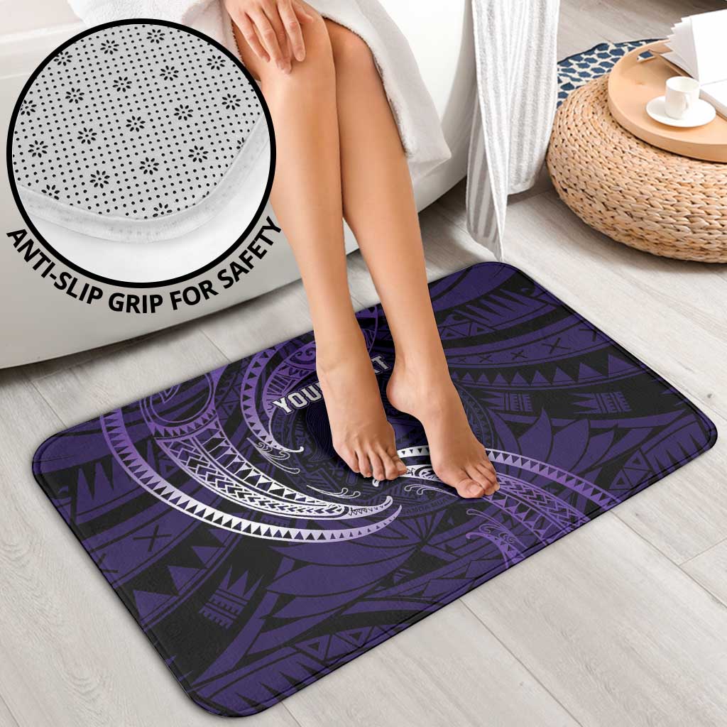Manua Segaula American Samoa High School Personalized Bathroom Set Polynesian Wave Style - Polynesian Pride