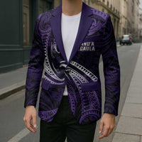 Manua Segaula American Samoa High School Personalized Blazer Polynesian Wave Style - Polynesian Pride