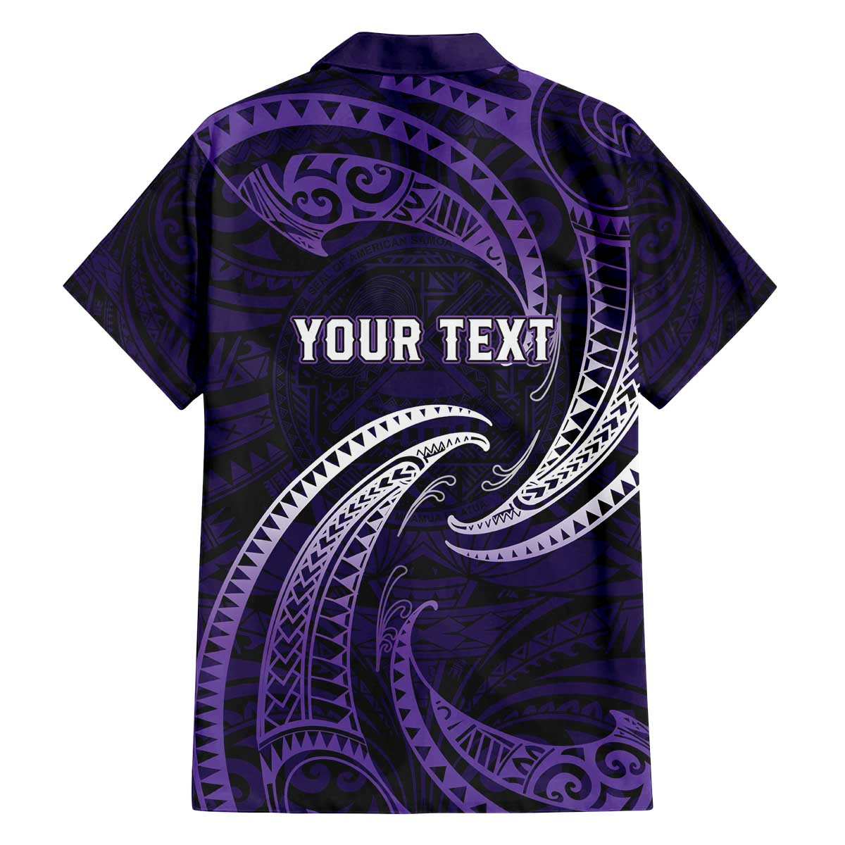 Manua Segaula American Samoa High School Personalized Family Matching Off The Shoulder Long Sleeve Dress and Hawaiian Shirt Polynesian Wave Style LT9 - Polynesian Pride