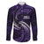 Manua Segaula American Samoa High School Personalized Family Matching Off The Shoulder Long Sleeve Dress and Hawaiian Shirt Polynesian Wave Style