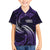 Manua Segaula American Samoa High School Personalized Family Matching Off The Shoulder Long Sleeve Dress and Hawaiian Shirt Polynesian Wave Style