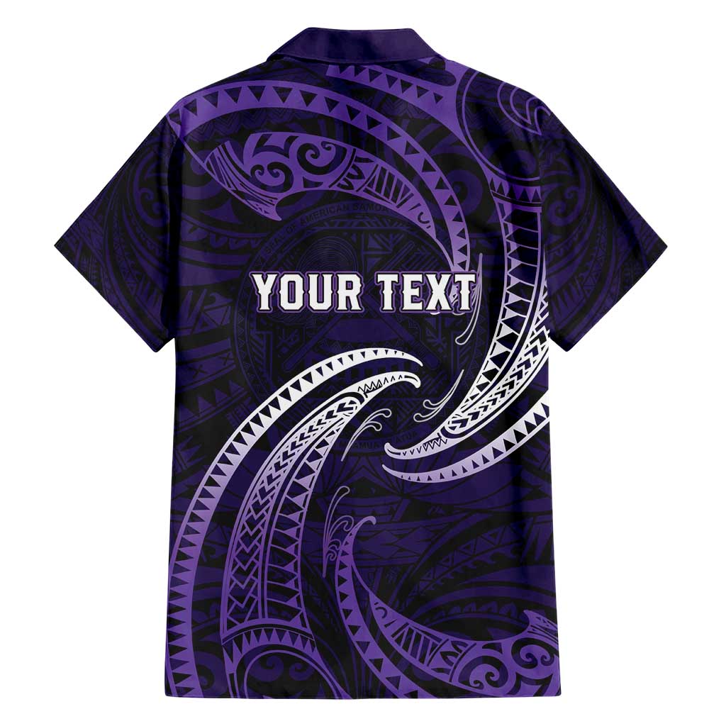Manua Segaula American Samoa High School Personalized Family Matching Short Sleeve Bodycon Dress and Hawaiian Shirt Polynesian Wave Style