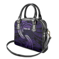 Manua Segaula American Samoa High School Personalized Shoulder Handbag Polynesian Wave Style