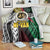 Ni-Van Vanuatu 45th Yumi Yumi Yumi Blanket Vanuatuan Boar Tusk Polynesian Pattern