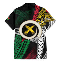 Ni-Van Vanuatu 45th Yumi Yumi Yumi Family Matching Mermaid Dress and Hawaiian Shirt Vanuatuan Boar Tusk Polynesian Pattern LT9 - Polynesian Pride