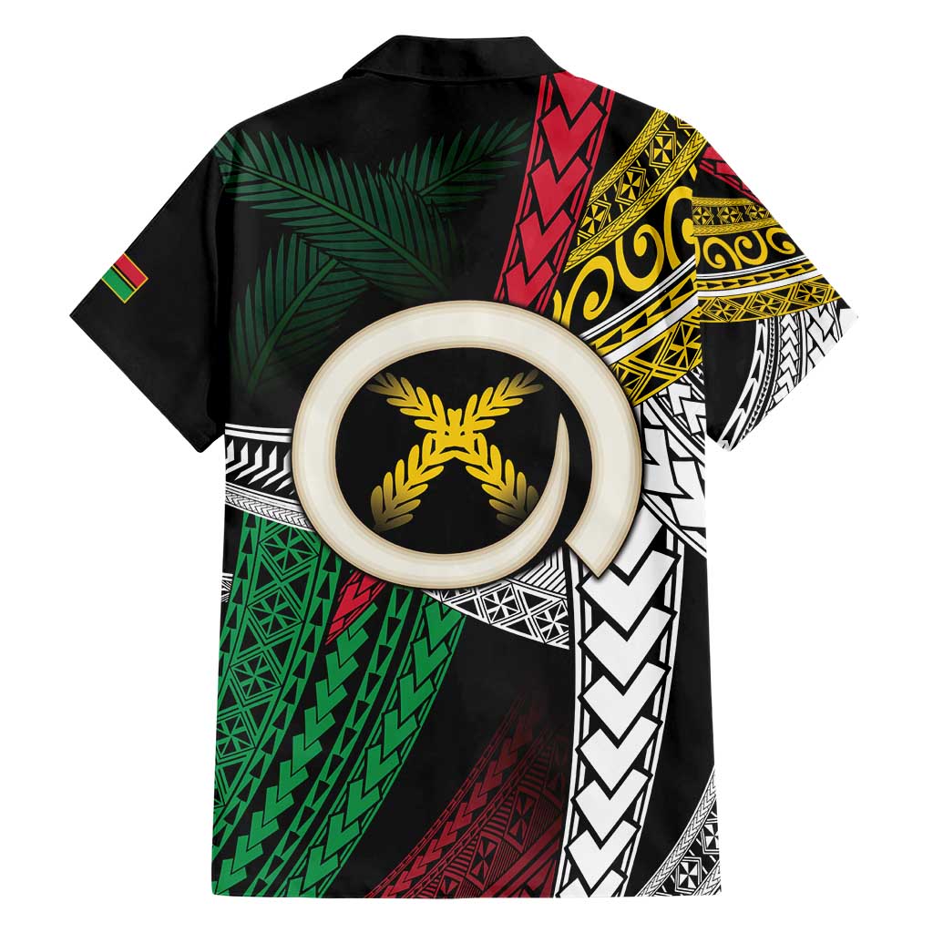 Ni-Van Vanuatu 45th Yumi Yumi Yumi Family Matching Short Sleeve Bodycon Dress and Hawaiian Shirt Vanuatuan Boar Tusk Polynesian Pattern LT9 - Polynesian Pride