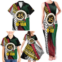 Ni-Van Vanuatu 45th Yumi Yumi Yumi Family Matching Tank Maxi Dress and Hawaiian Shirt Vanuatuan Boar Tusk Polynesian Pattern LT9 - Polynesian Pride