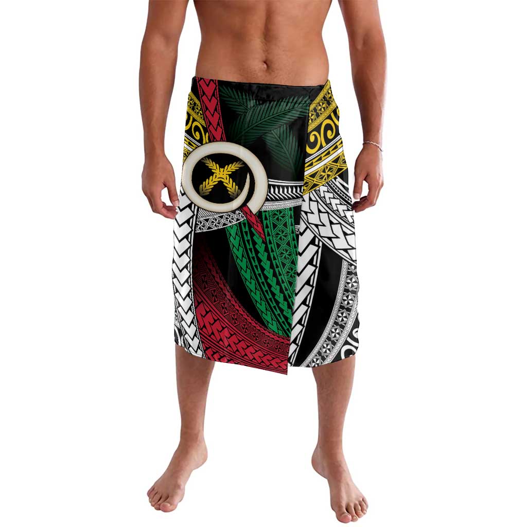 Ni-Van Vanuatu 45th Yumi Yumi Yumi Lavalava Vanuatuan Boar Tusk Polynesian Pattern