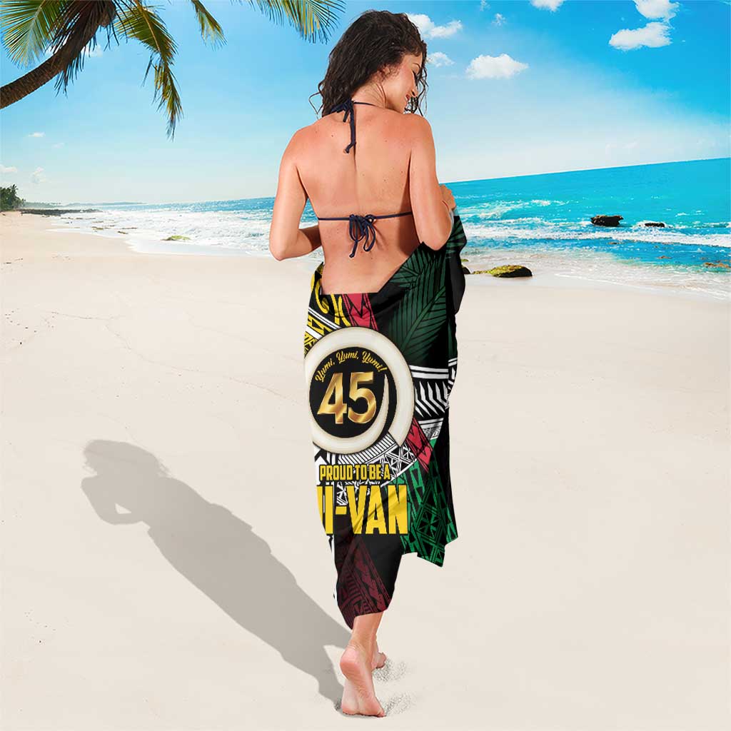 Ni-Van Vanuatu 45th Yumi Yumi Yumi Sarong Vanuatuan Boar Tusk Polynesian Pattern