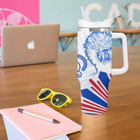 Philippines Barong Tumbler With Handle Sun of Philippinas With Eagles