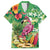 Hawaiian Flamingo Hibiscus Personalised Hawaiian Shirt Green Summer Tropical Flowers - Polynesian Pride