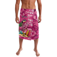 Hawaiian Flamingo Hibiscus Personalised Lavalava Pink Summer Tropical Flowers LT9 Pink - Polynesian Pride