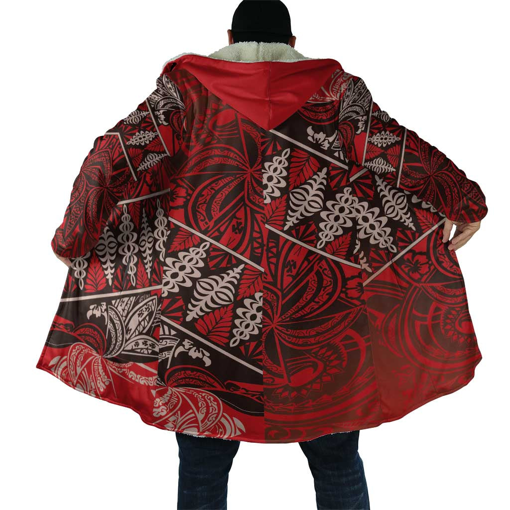 Vintage Ngatu Tribal Tonga Pattern Cloak - Polynesian Pride