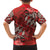 Vintage Ngatu Tribal Tonga Pattern Family Matching Off The Shoulder Long Sleeve Dress and Hawaiian Shirt - Polynesian Pride