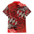 Vintage Ngatu Tribal Tonga Pattern Family Matching Off Shoulder Maxi Dress and Hawaiian Shirt - Polynesian Pride