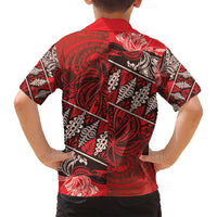 Vintage Ngatu Tribal Tonga Pattern Family Matching Summer Maxi Dress and Hawaiian Shirt - Polynesian Pride