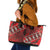 Vintage Ngatu Tribal Tonga Pattern Leather Tote Bag - Polynesian Pride
