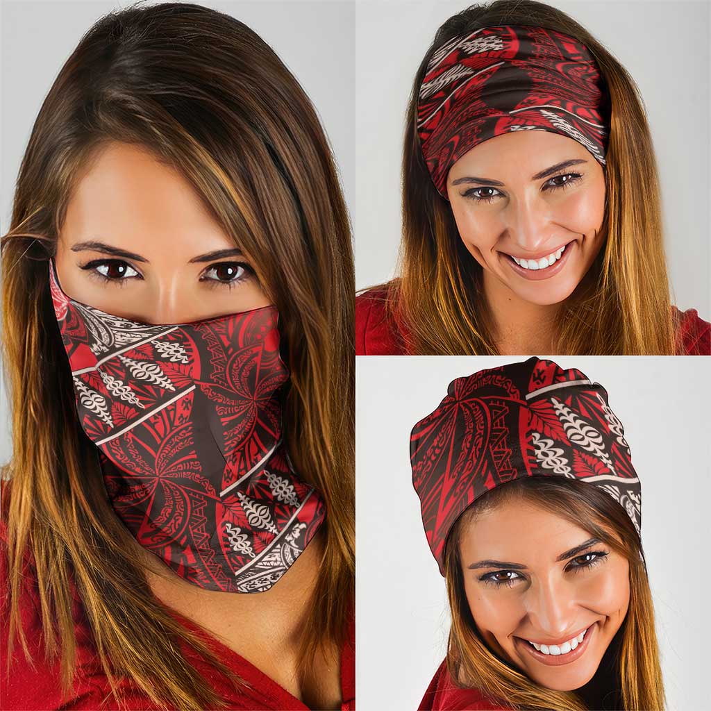 Vintage Ngatu Tribal Tonga Pattern Neck Gaiter LT9