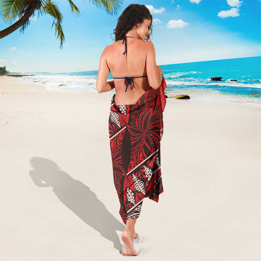 Vintage Ngatu Tribal Tonga Pattern Sarong - Polynesian Pride