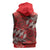 Vintage Ngatu Tribal Tonga Pattern Sleeveless Hoodie - Polynesian Pride