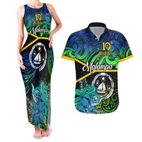 malampa-day-couples-matching-tank-maxi-dress-and-hawaiian-shirt-vanuatu-flowers-with-malampa-emblem-tribal-pattern