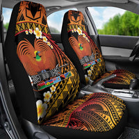 Melanesian Papua New Guinea Car Seat Cover Plumeria Bird of Paradise Tribal LT9 - Polynesian Pride