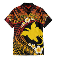 Melanesian Papua New Guinea Family Matching Mermaid Dress and Hawaiian Shirt Plumeria Bird of Paradise Tribal LT9 - Polynesian Pride