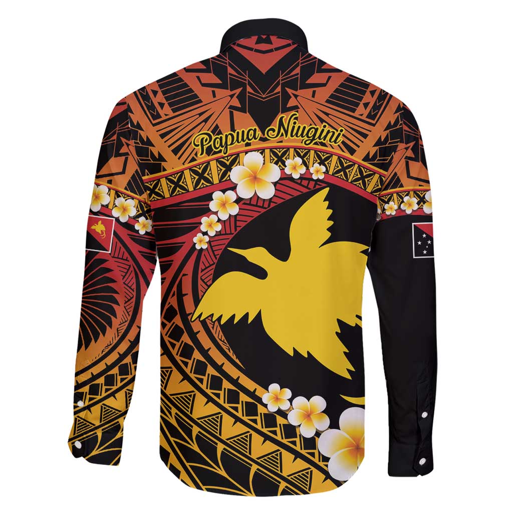 Melanesian Papua New Guinea Family Matching Short Sleeve Bodycon Dress and Hawaiian Shirt Plumeria Bird of Paradise Tribal LT9 - Polynesian Pride