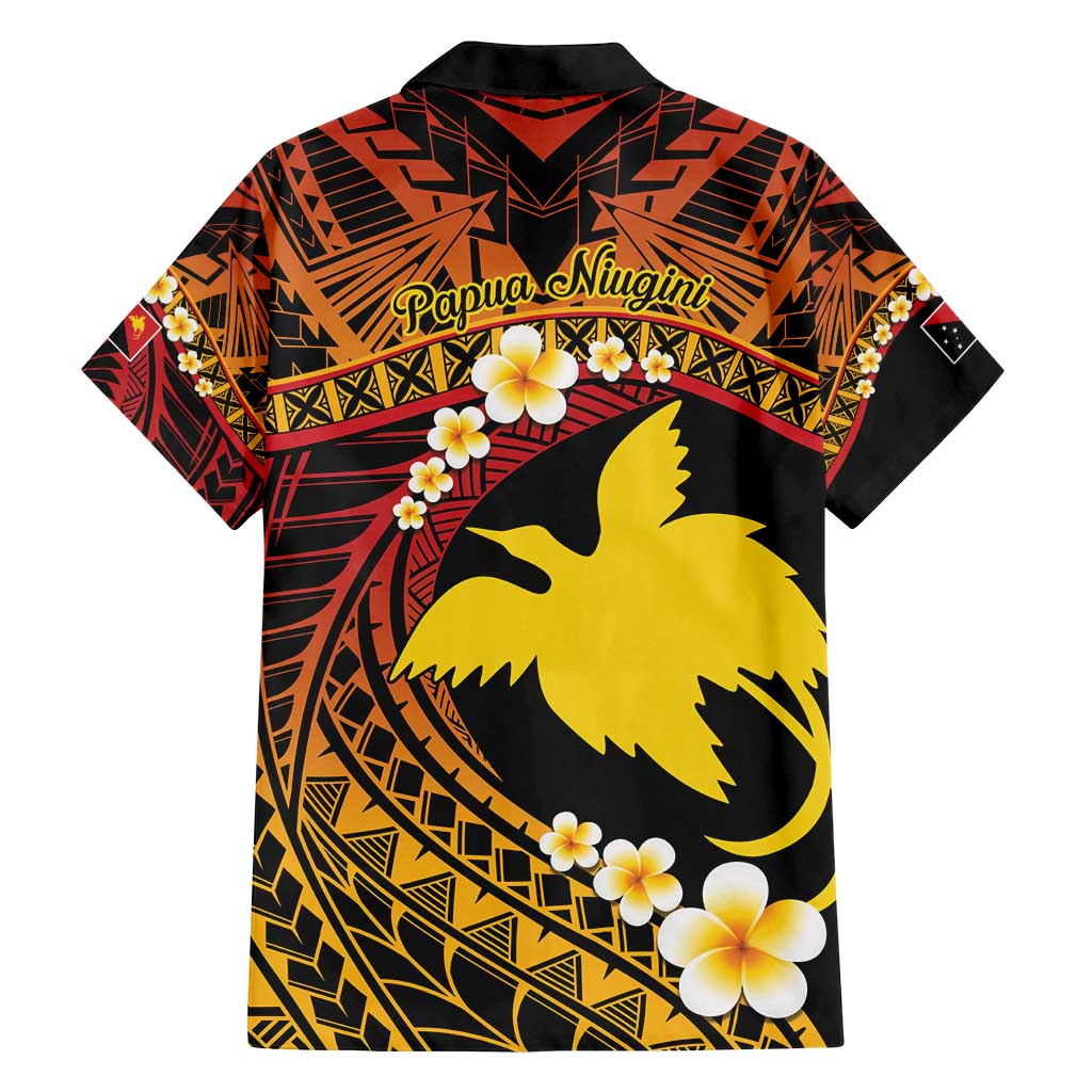 Melanesian Papua New Guinea Family Matching Tank Maxi Dress and Hawaiian Shirt Plumeria Bird of Paradise Tribal LT9 - Polynesian Pride