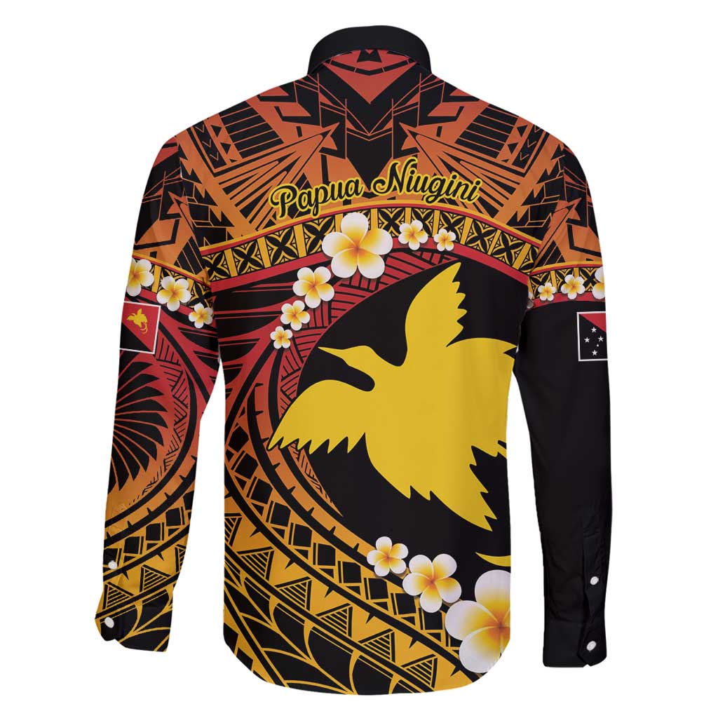 Melanesian Papua New Guinea Family Matching Tank Maxi Dress and Hawaiian Shirt Plumeria Bird of Paradise Tribal LT9 - Polynesian Pride