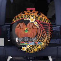 Melanesian Papua New Guinea Spare Tire Cover Plumeria Bird of Paradise Tribal LT9 - Polynesian Pride
