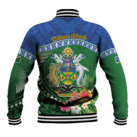 Melanesian Solomon Islands Baseball Jacket Tropical Shark Tattoo LT9 - Polynesian Pride