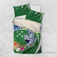 Melanesian Solomon Islands Bedding Set Tropical Shark Tattoo