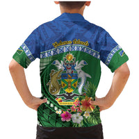 Melanesian Solomon Islands Family Matching Mermaid Dress and Hawaiian Shirt Tropical Shark Tattoo LT9 - Polynesian Pride