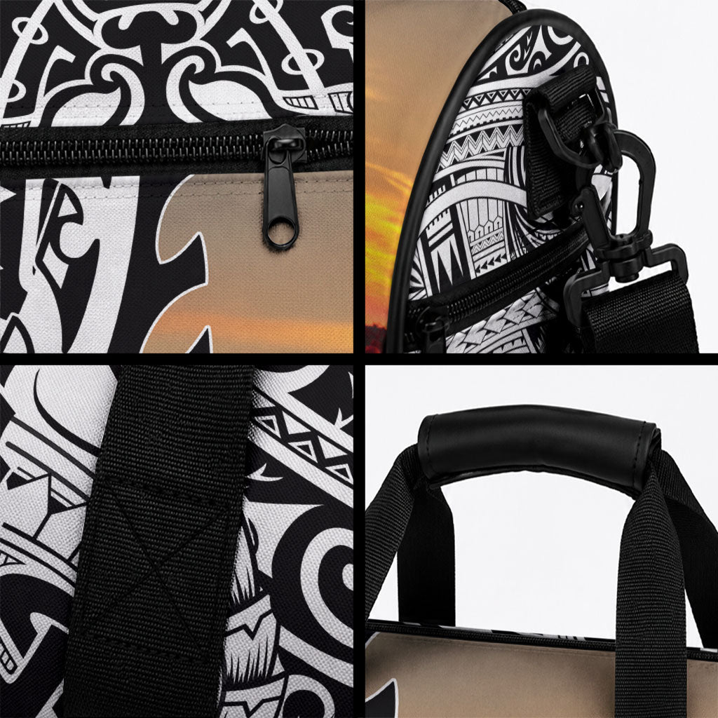 Personalised New Zealand Waitangi and ANZAC day Duffle Bag LT9 - Polynesian Pride