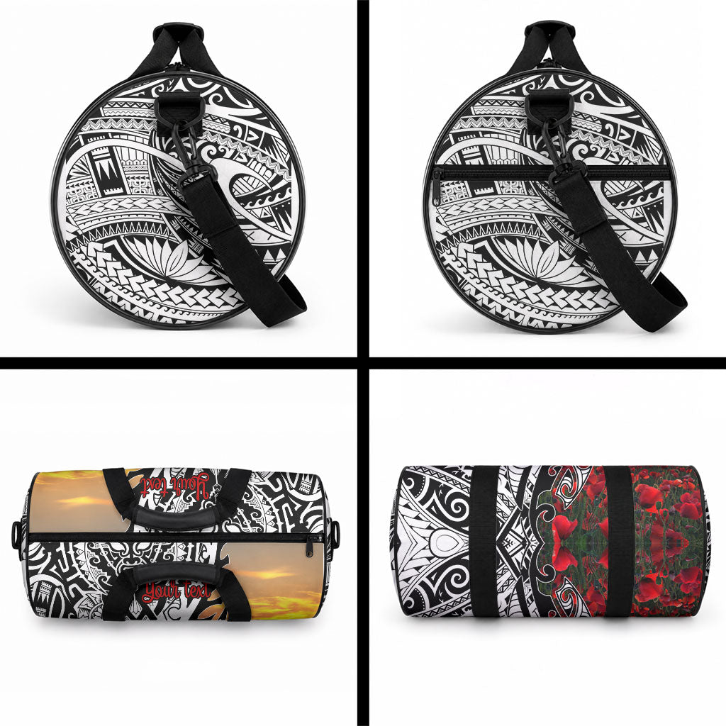 Personalised New Zealand Waitangi and ANZAC day Duffle Bag LT9 - Polynesian Pride