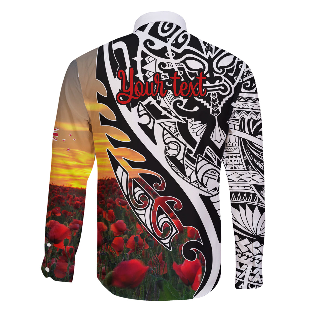 Personalised New Zealand Waitangi and ANZAC day Family Matching Tank Maxi Dress and Hawaiian Shirt LT9 - Polynesian Pride