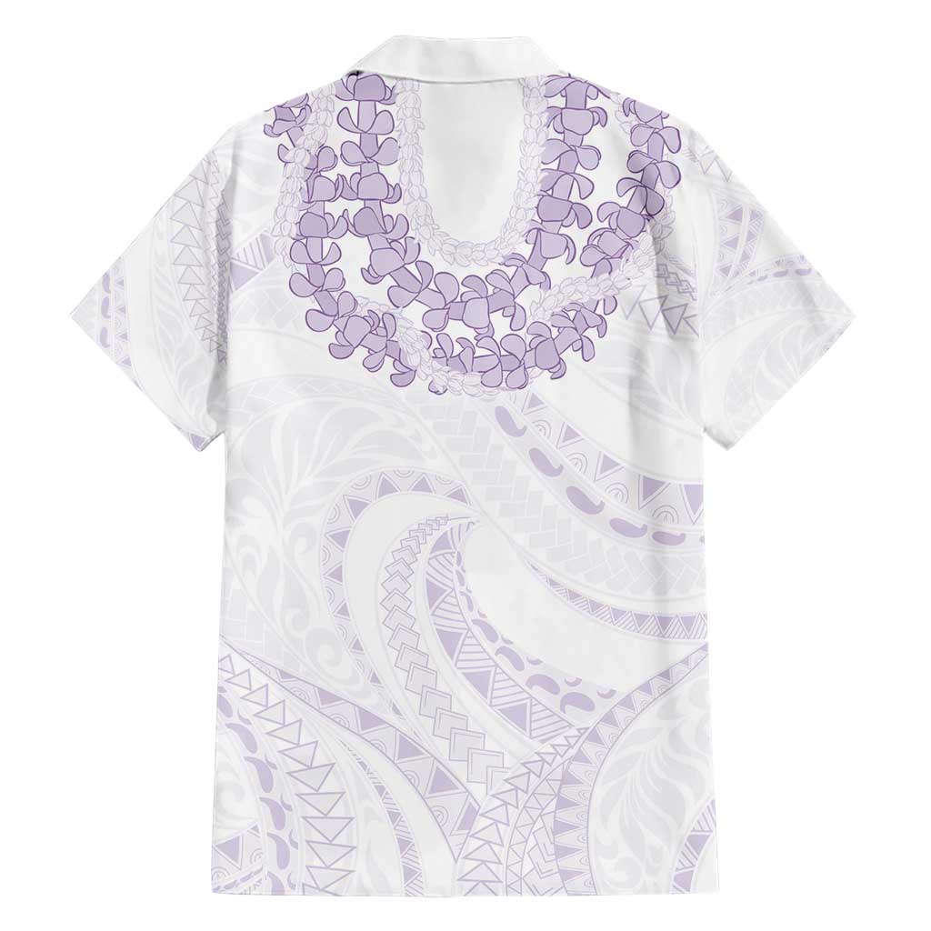 Aloha Lei Onaona Hawaiian Shirt Purple Hawaiian Tribal Pattern