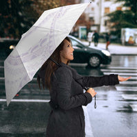 Aloha Lei Onaona Umbrella Purple Hawaiian Tribal Pattern - Polynesian Pride