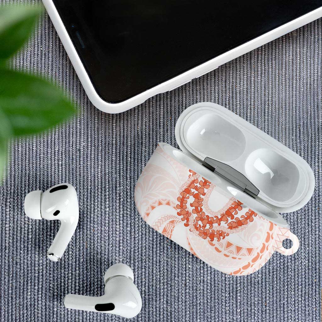 Aloha Lei Onaona AirPods Case Red Hawaiian Tribal Pattern - Polynesian Pride