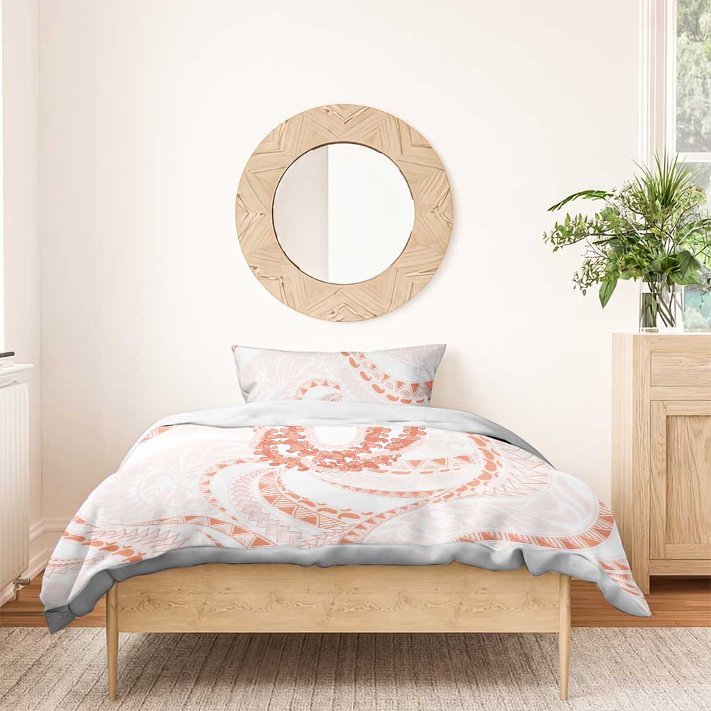 Aloha Lei Onaona Bedding Set Red Hawaiian Tribal Pattern