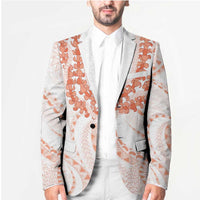 Aloha Lei Onaona Blazer Red Hawaiian Tribal Pattern - Polynesian Pride