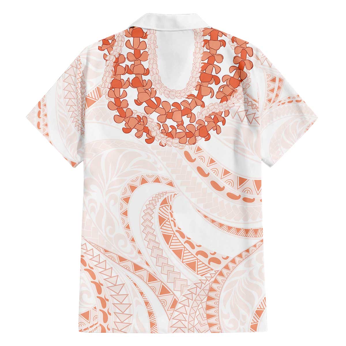 Aloha Lei Onaona Family Matching Off The Shoulder Long Sleeve Dress and Hawaiian Shirt Red Hawaiian Tribal Pattern LT9 - Polynesian Pride