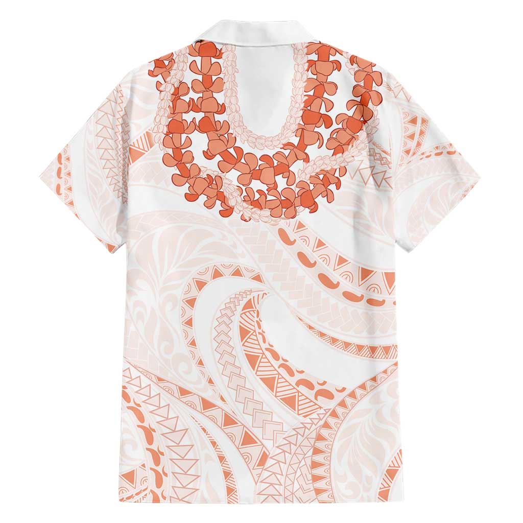 Aloha Lei Onaona Family Matching Short Sleeve Bodycon Dress and Hawaiian Shirt Red Hawaiian Tribal Pattern LT9 - Polynesian Pride