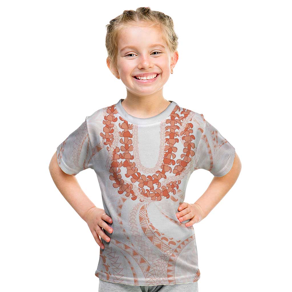 Aloha Lei Onaona Kid T Shirt Red Hawaiian Tribal Pattern