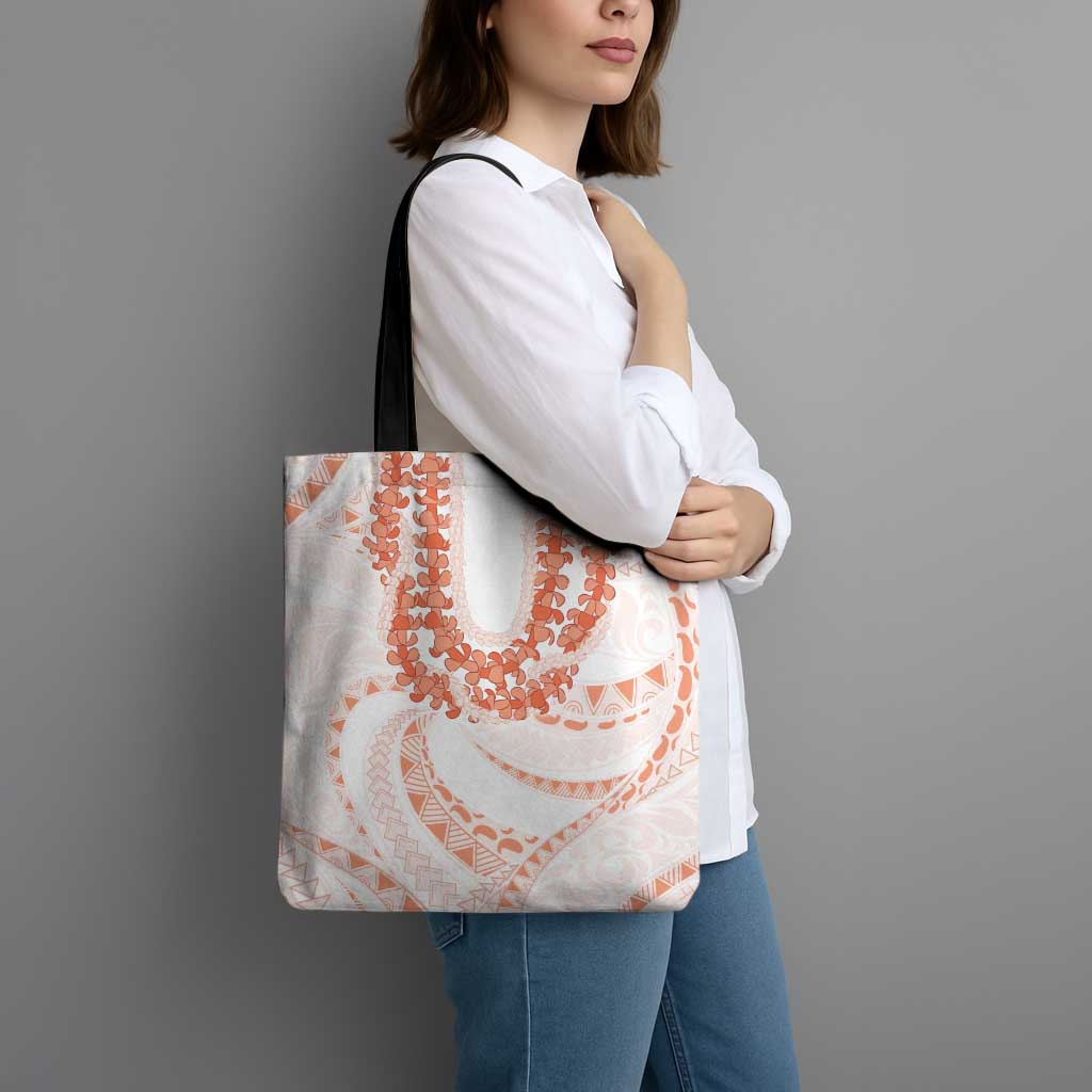 Aloha Lei Onaona Tote Bag Red Hawaiian Tribal Pattern - Polynesian Pride