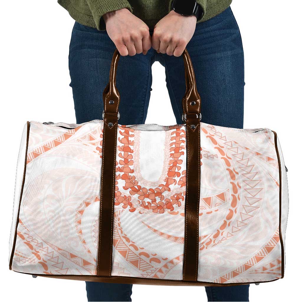 Aloha Lei Onaona Travel Bag Red Hawaiian Tribal Pattern - Polynesian Pride